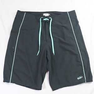 Nike 6.0 36 x 10" Black‎ Linerless Swim Trunks Beach Shorts